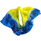 Шаль из натурального шелка для танца живота, 200250270300400 см, 5 стилей