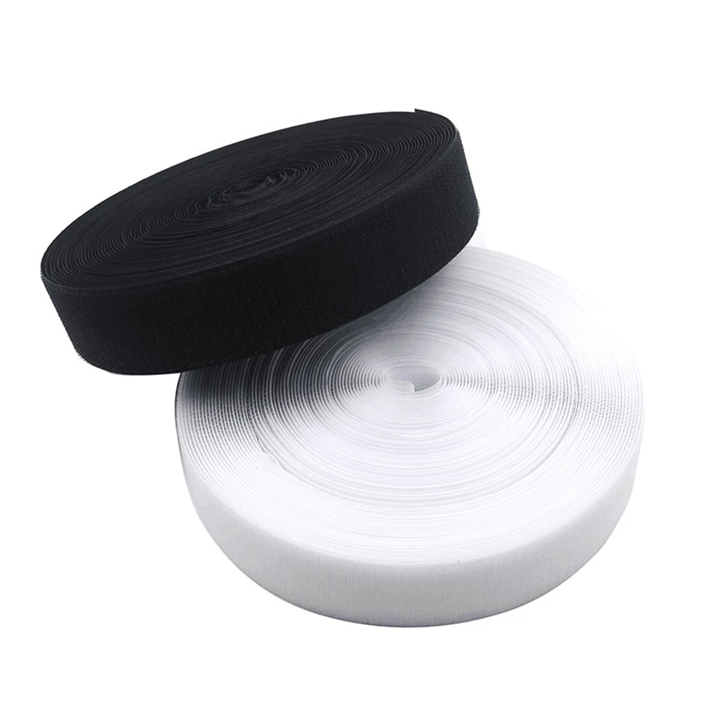 

1M Pair Hook and Loop fastener Tape No Glue the hooks velcros adhesive Sewing-on strips Magic belt sticky tape DIY hook and loop