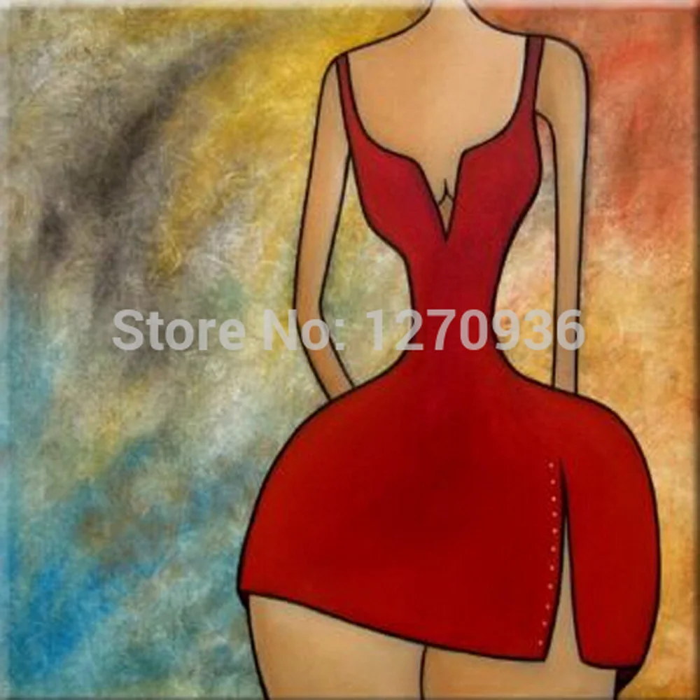 Ручная работа картина маслом на холсте подвеска стену горячая сексуальная дама