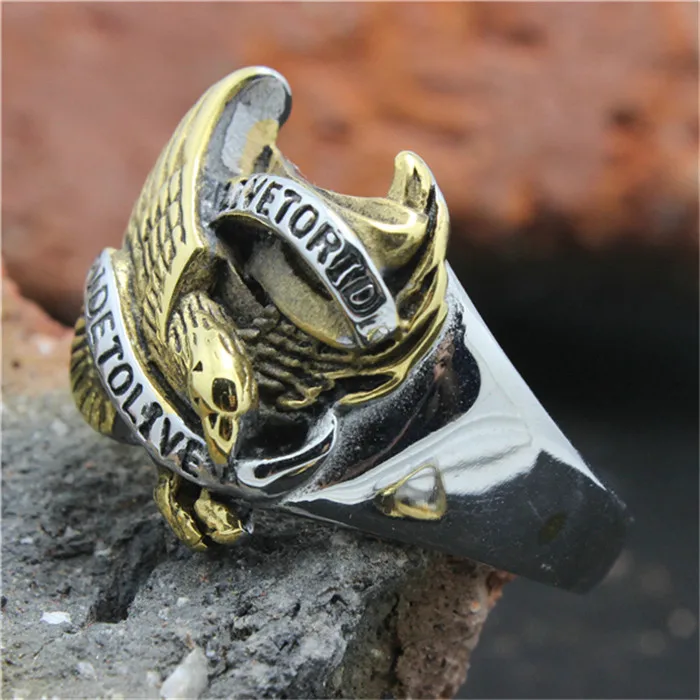 Крутое кольцо орла в стиле панк горячая Распродажа 1 шт. | Украшения и аксессуары