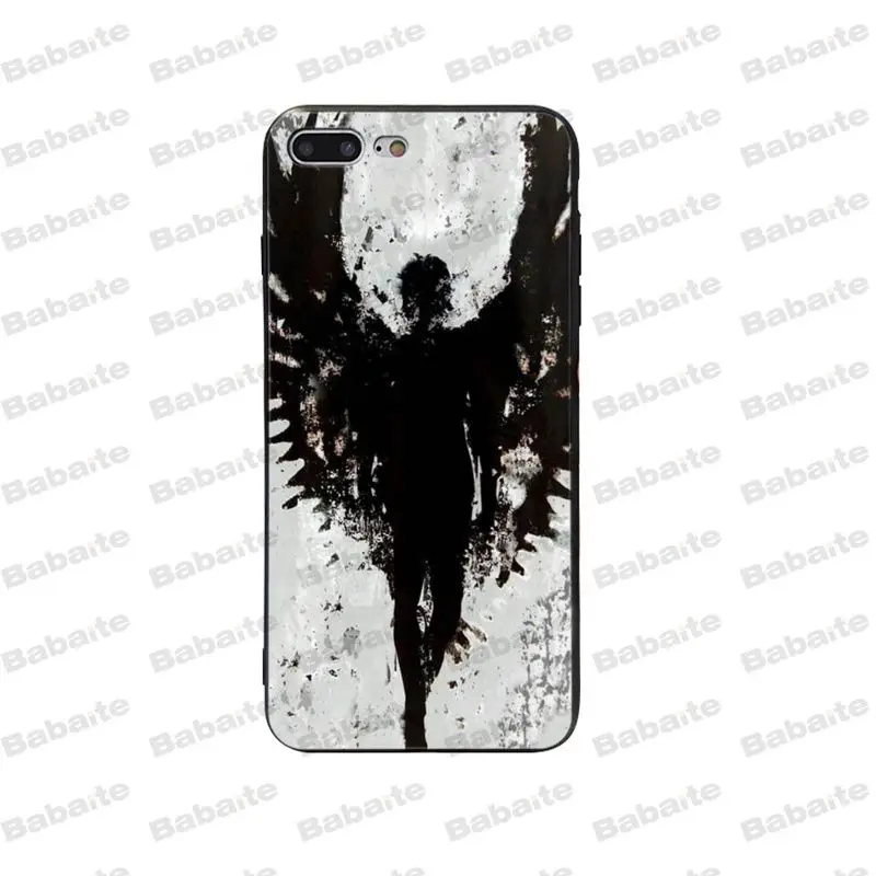 Babaite Angel Wings Soft Silicone TPU Phone Case Cover Shell for iPhone 5 5S 6 6S 7 7plus 8 8PlusX XS MAX XR case cover | Мобильные
