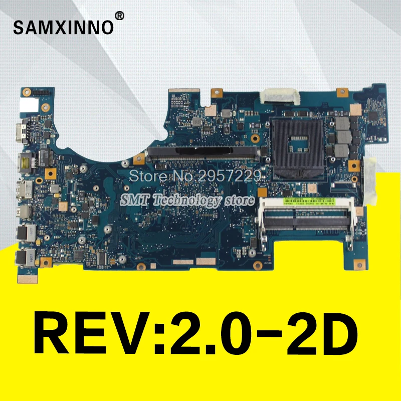 G75VX материнская плата REV: 2 0 2D для For Asus G75V G75VW ноутбука Тест 100% ok|motherboard for asus|asus