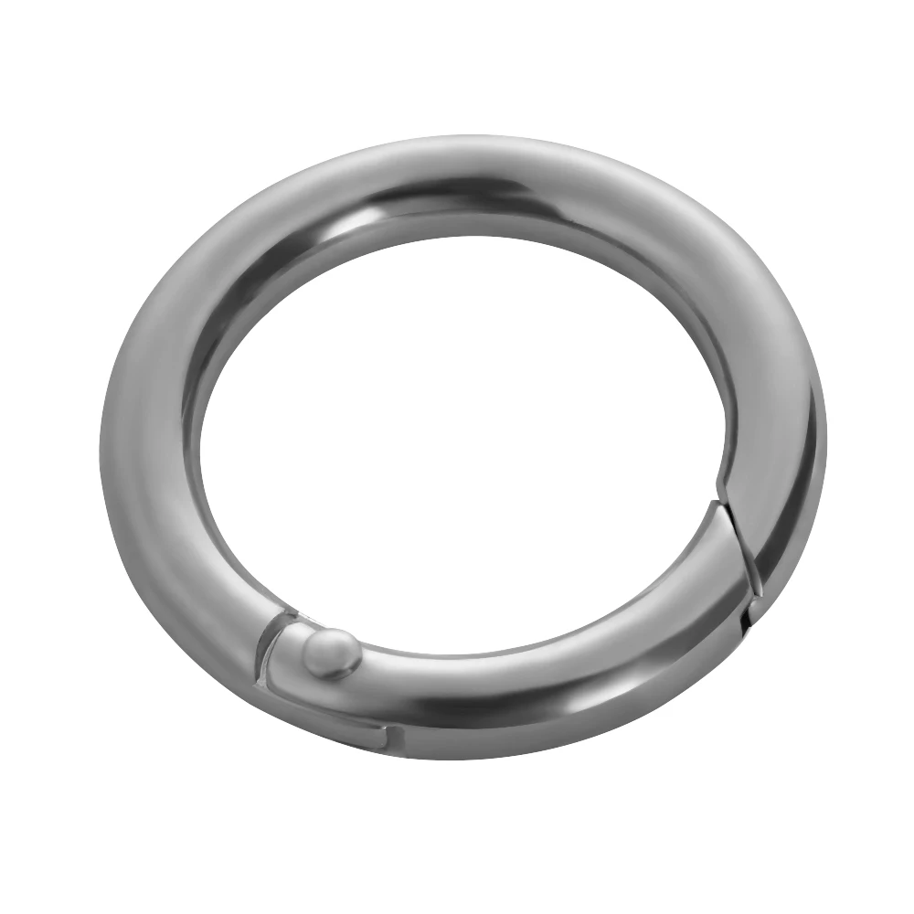 5 шт. круглый карабин пружинная защёлка зажимы крюк брелок кольцо для ключей на