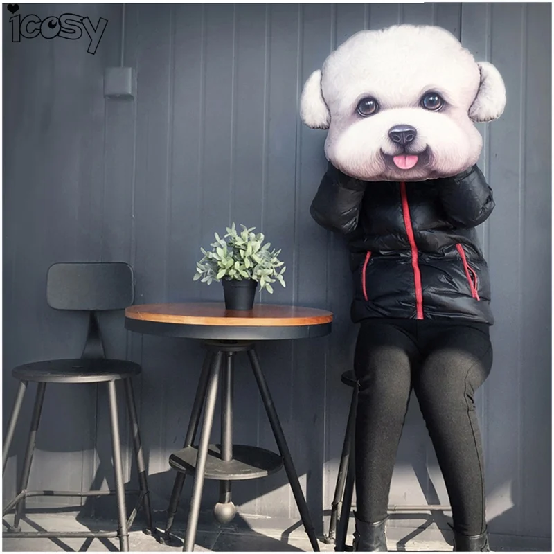 Icosy симпатичная собака наволочка подушки Тедди Чихуахуа бультерьер Шнауцер