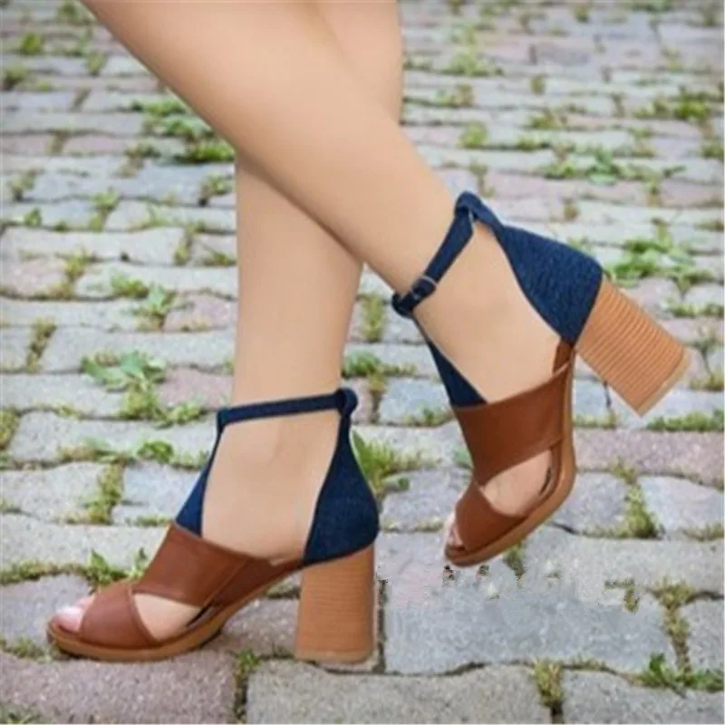 Босоножки женские на высоком каблуке сандалии гладиаторы разных цветов с