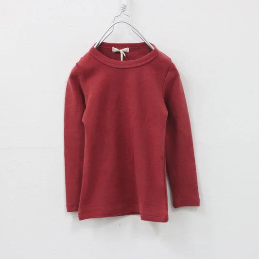 Лидер продаж из 100% хлопка детская футболка водолазка с длинными рукавами