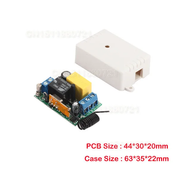 Light Lamp LED Bulb Remote Control Switches Input AC220V Output 1CH Relay Receiver Transmitter Learn Lock Unlock 315/433 | Обустройство