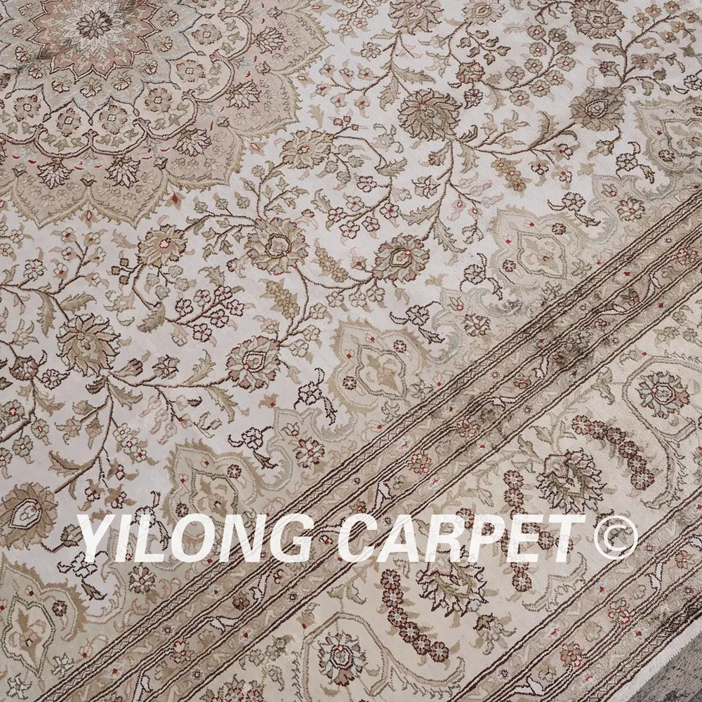 Yilong 9 'x 12' персидский шелковый ковер большой Шелковый античный турецкий ручной