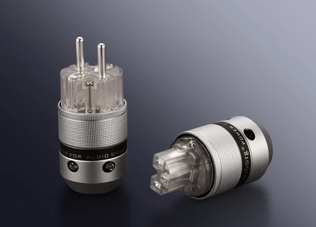 P-015 1 компл. Выборг HiFi ЕС стандартный разъем питания+ IEC разъем сердечник медь+ 5um серебрение или позолота