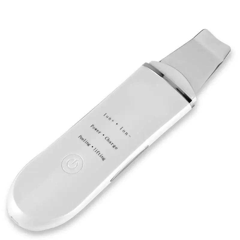 RF Ультразвуковой скребок для кожи лица Красота Массажер очиститель пор удалить