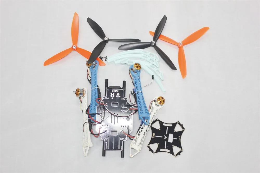 F08191 C DIY Модернизированный Дрон полный комплект S500 PCB 1045 3 Propeller 4axle Multi QuadCopter RTF/ARF с