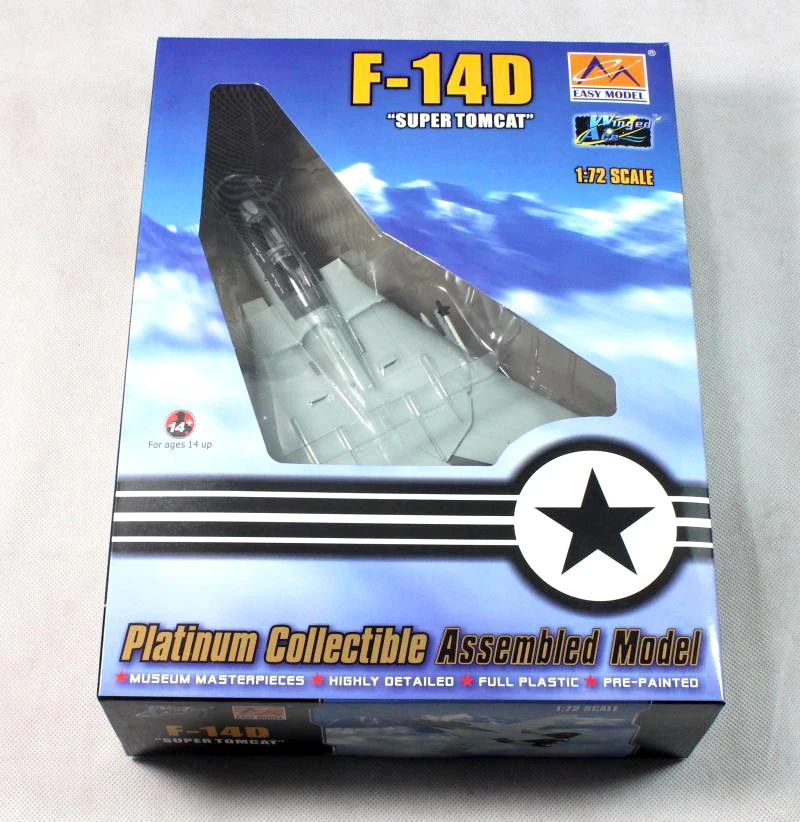 Труба 1: 72 F-14D VF-213 ЧЕРНЫЙ ЛЕВ эскадрилья мужской F14 модель истребителя