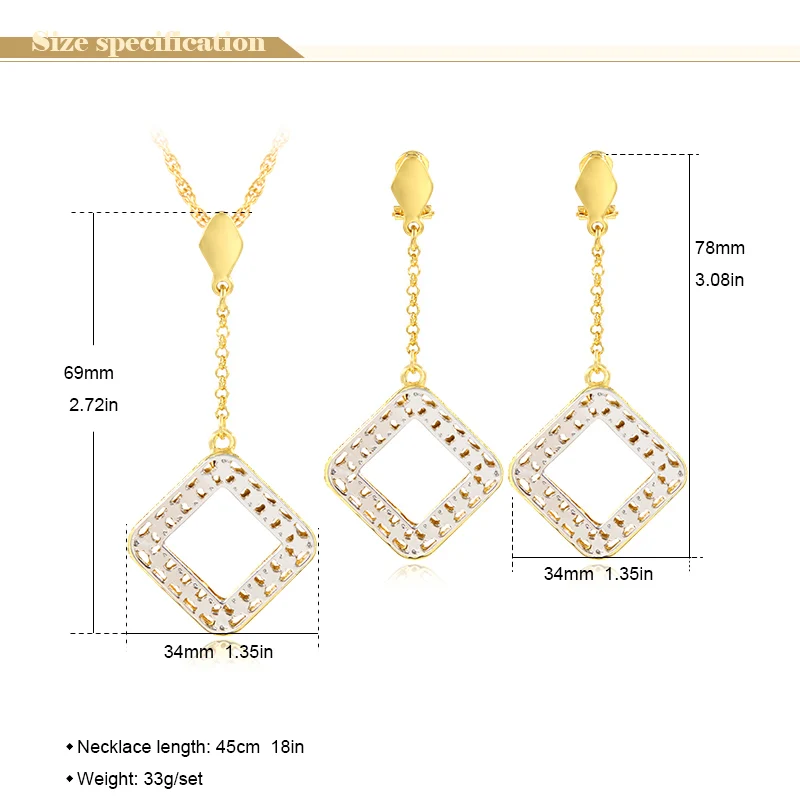 Sunny Jewelry модные ювелирные изделия 2020 Женское Ожерелье Серьги Кулон Ювелирные