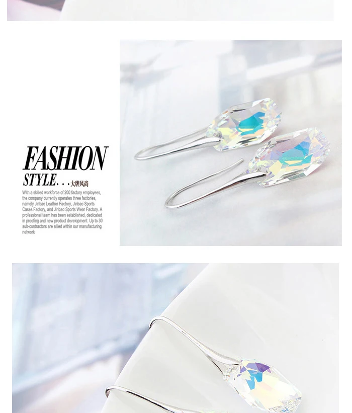 Malanda Кристалл от Swarovski Подвески Висячие серьги для женщин Роскошные новые модные брендовые Висячие серьги Свадебные ювелирные изделия подарок