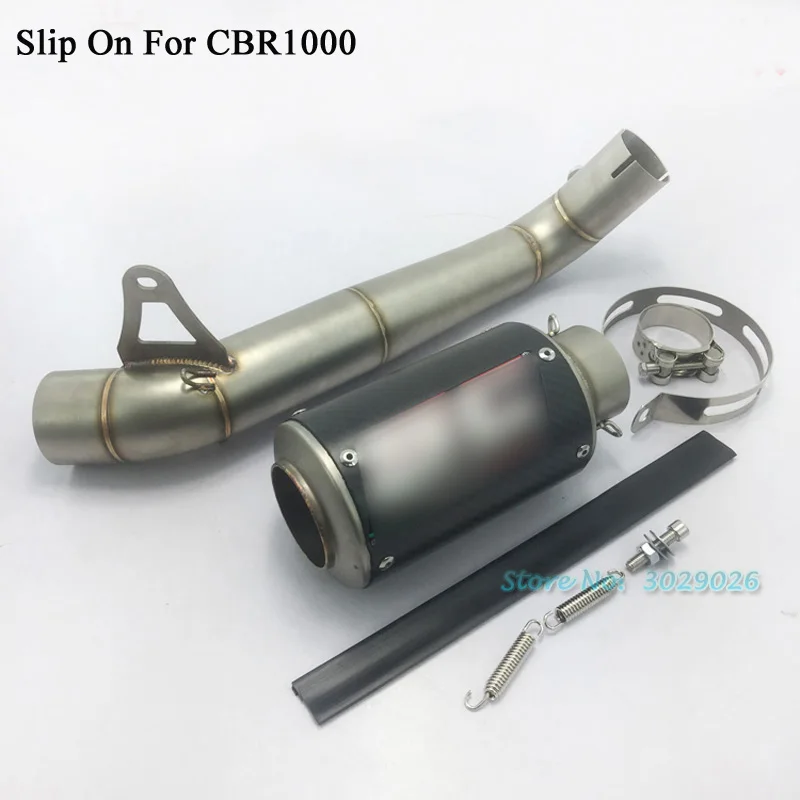CBR1000RR мотоцикл слипоны глушитель набор для выхлопной Escape Honda CBR1000 RR 2008 2012 полная