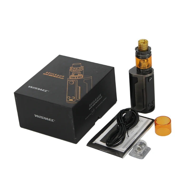 Оригинальный Wismec Reuleaux RX GEN3 двойной комплект с 5 8 мл GNOME King Tank WM01 230 Вт GEN 3 бокс мод