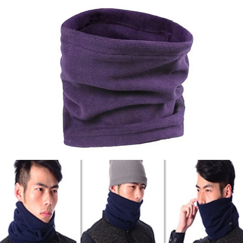 4 в 1 зимний унисекс теплый термо-шарф снуд для шеи теплая маска лица шапки женщин