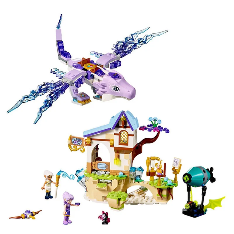 Elves Aira &amp The Song of Wind Dragon строительные блоки 41193 Legoings эльфы фигурки кирпичи