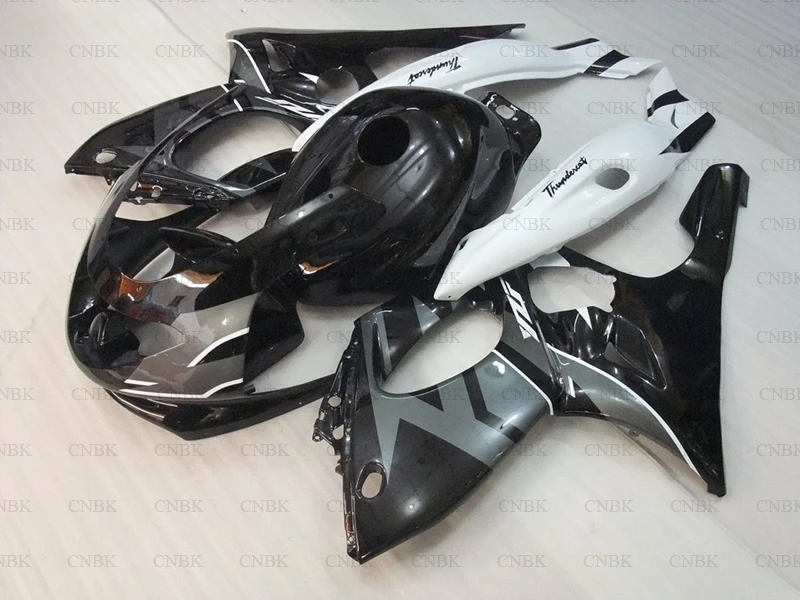 Для Thundercat 1997 2007 кузов YZF 600R 04 05 серебристо черный Обтекатели из белого пластика