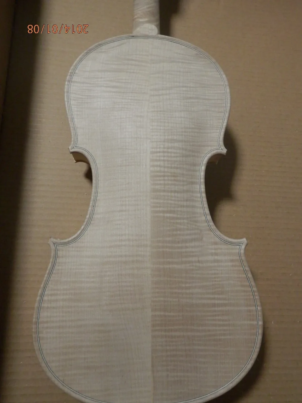 Белая НЕОБРАБОТАННАЯ скрипка неприклеенная в стиле барокко размер 4/4|white unfinished