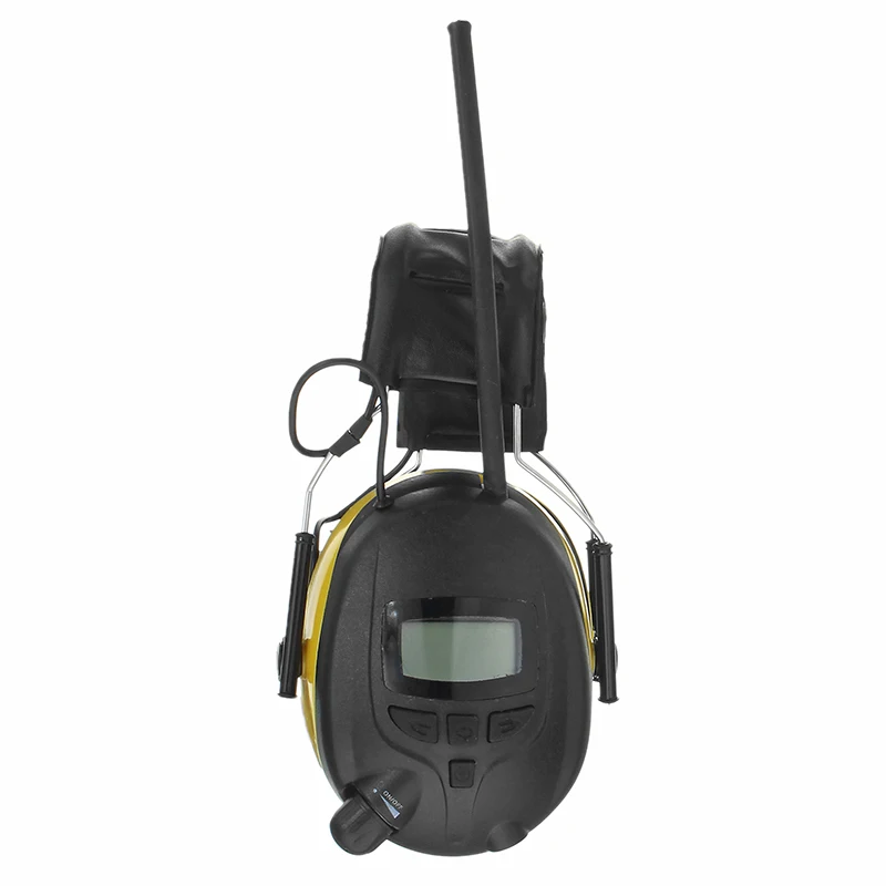 LEORY NRR 28dB электронный слуховой протектор AM FM радио наушники для женщин электронная съемка гарнитура с ЖК-дисплеем