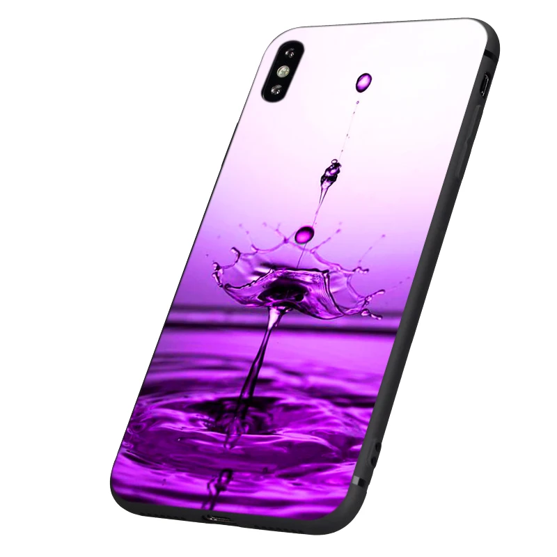 Черный чехол ТПУ для iphone 5 5s se 6 6s 7 8 plus x 10 чехол силиконовый чехол для iphone XR XS 11 pro MAX чехол infinity on фиолетовый