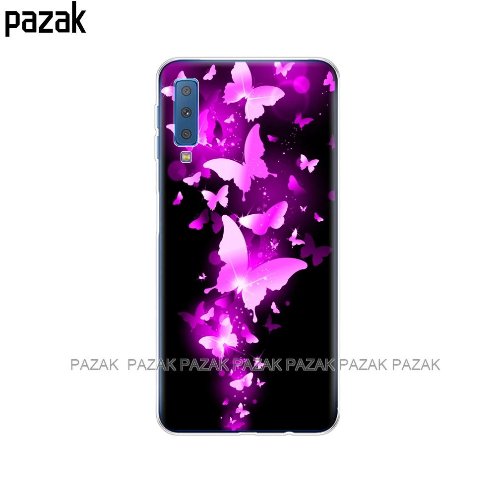 Силиконовый чехол для samsung Galaxy A7 чехол для телефона чехол Цветная печать задняя крышка для samsung A7 A750 A750F 6,0 дюймов - Цвет: 61365