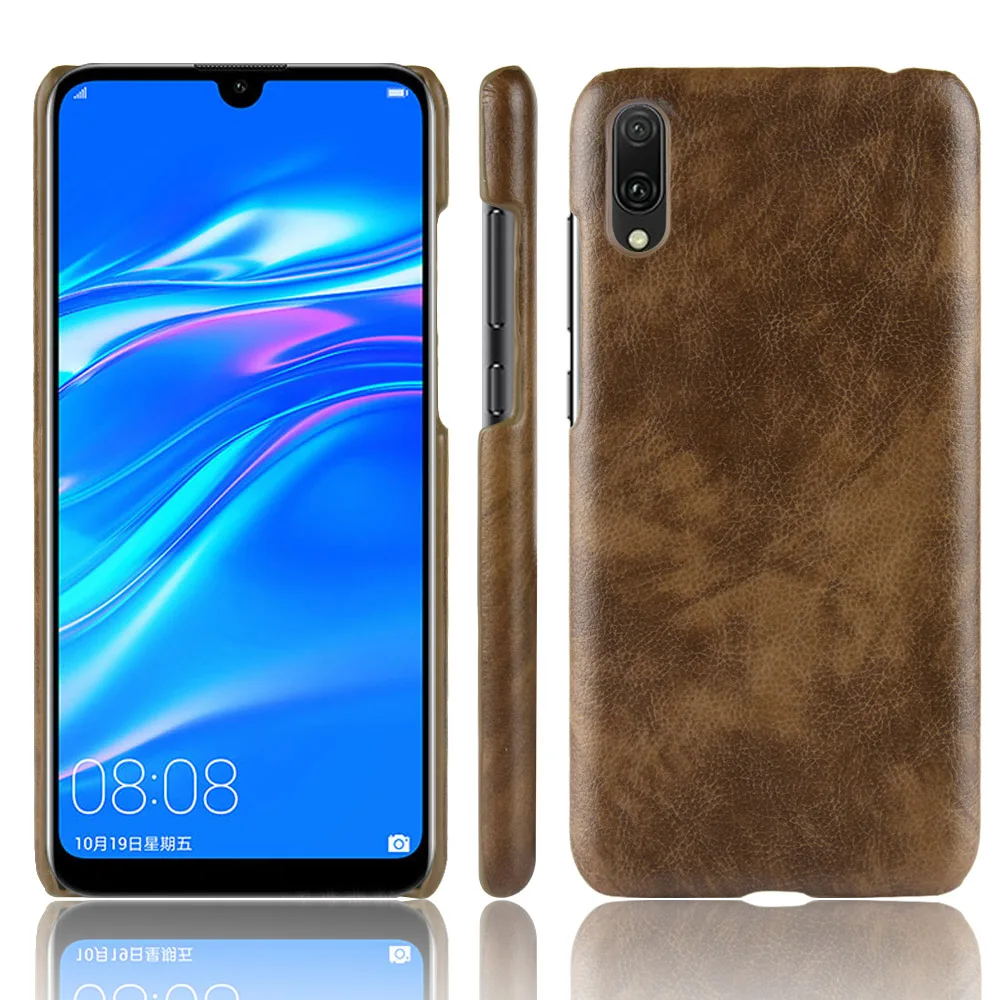 Luxury Litchi Leather Case for Huawei Y7 Pro 2019 Y5 Y6 Prime Y9 2018 Cover PU Back Phone Cases Honor Play P Smart Plus |