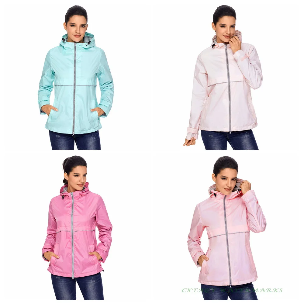 Женская быстросохнущая легкая водонепроницаемая куртка Спортивная ветровка с