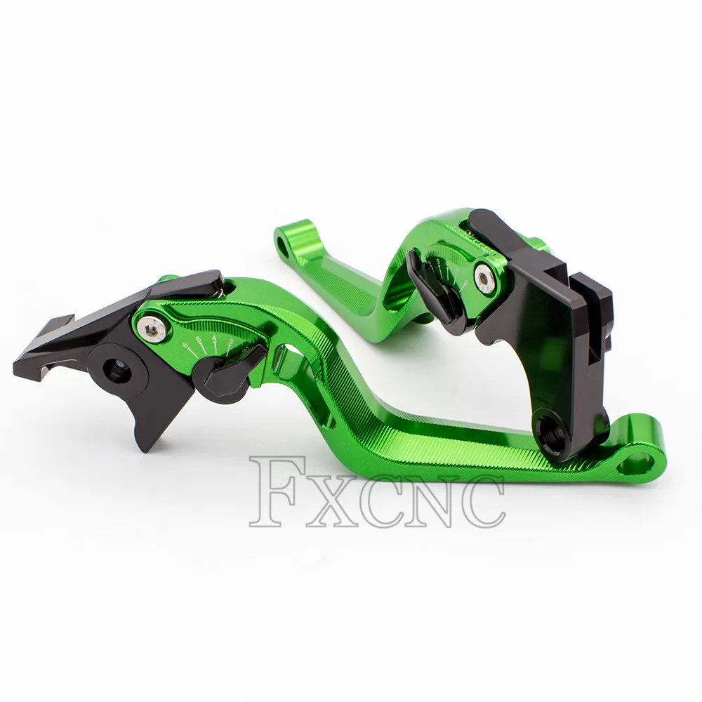 green-150mm Для Yamaha XVS 650/1100 Drag Star 1997-2004 CNC 3 DSnake алюминиевые аксессуары для мотоциклов Регулируемые тормозные рычаги сцепления - Цвет: green-150mm