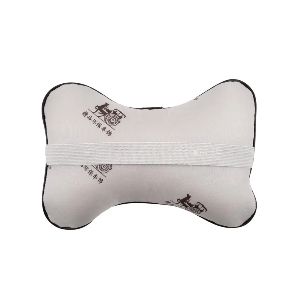 Новая Автомобильная подушка кожаный шейный подголовник супер мягкая Memory Foam Авто