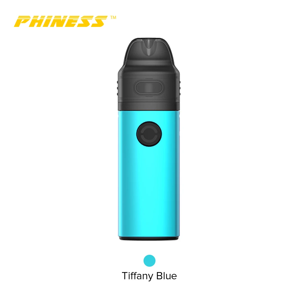 Tiffany Blue Комплект концентратора Phiness с аккумулятором емкостью 950 мА · ч, электронная сигарета 3,5 мл с картриджем - Цвет: Tiffany Blue