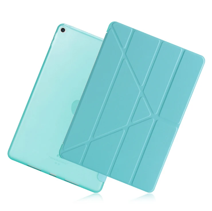 T F blue-Y H-TPU 89 Чехол для нового iPad 9,7 ''/: A1822 A1823 A1893 A1954, мягкий чехол из искусственной кожи TPU Smart Cover для iPad 6th чехол 9,7 дюймов Чехол - Цвет: T F blue-Y H-TPU 89