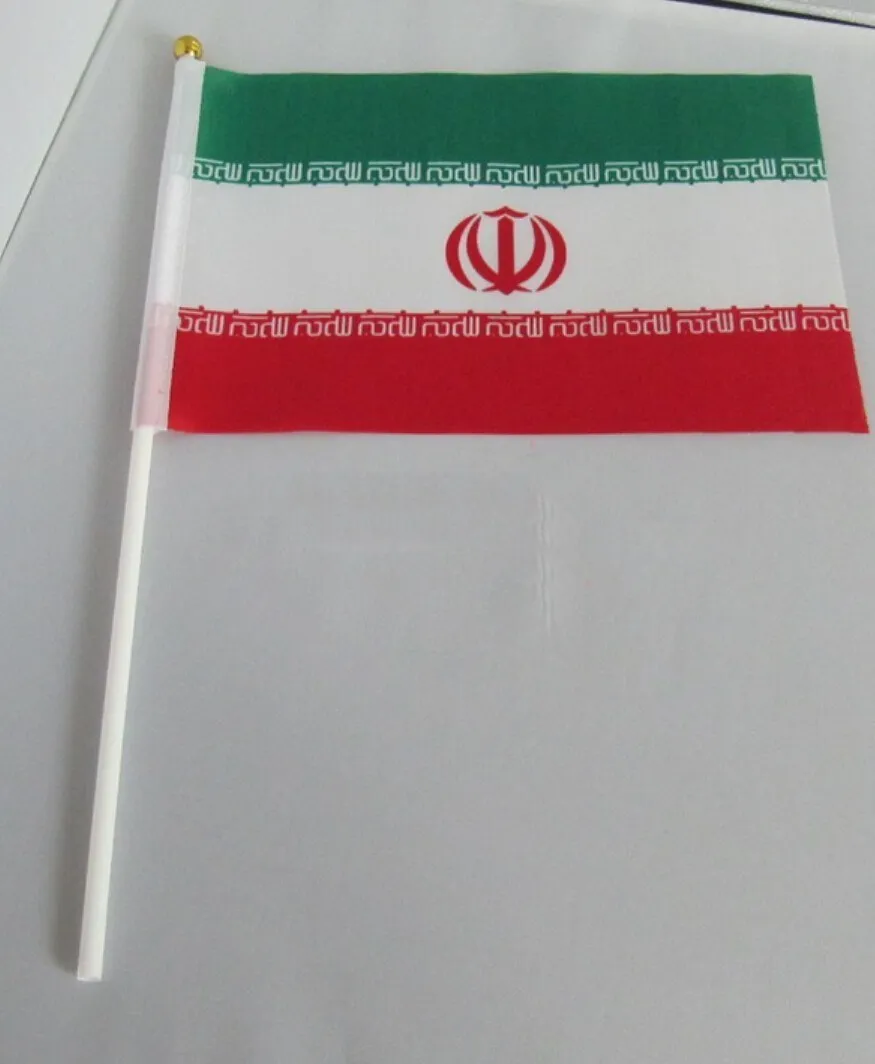 

14*21 см Iran hand signal Развевающийся Флаг маленькие флаги баннеров