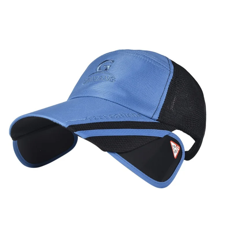 L New Unisex Outdoor Running Hats Summer Flexible Sunshade Sunscreen Sun Hat Fishing caps - Цвет: L