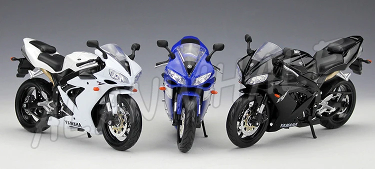 1:12 Масштаб, новинка, YAMAHA, YZF-R1, металлическая литая модель, мотоцикл, гоночные автомобили, игрушки для мальчиков, автомобиль Moto GP, коллекция