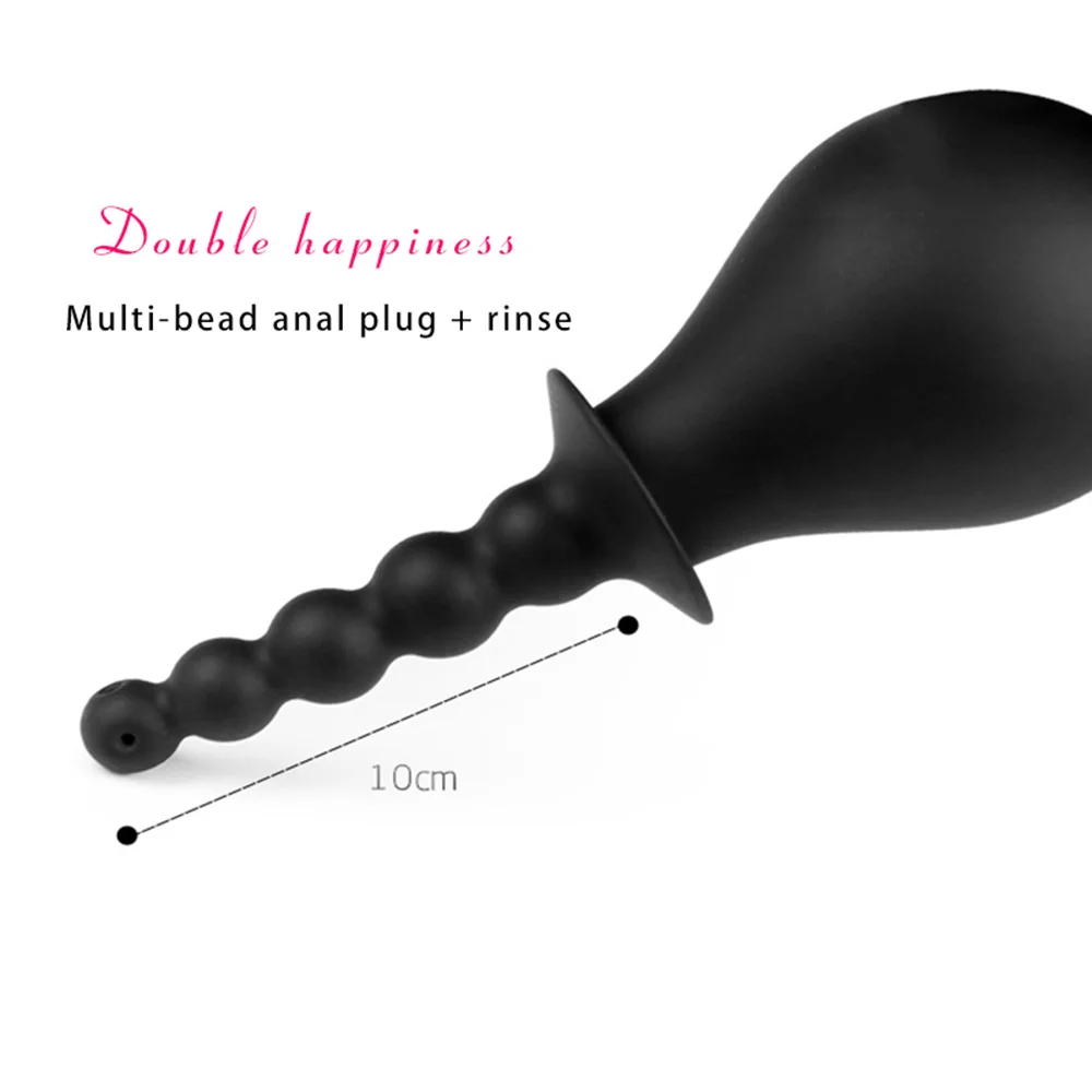 Anal Vaginal Cleaner Douche Enema syringe Stream Butt Plugs Anus Washer Intimate Erotic Shower Adult Sex Toys For Men Women |