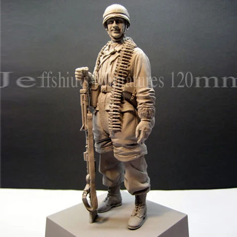 1/16 полимерная фигурка Солдат модель Второй мировой войны десантник gk ручная