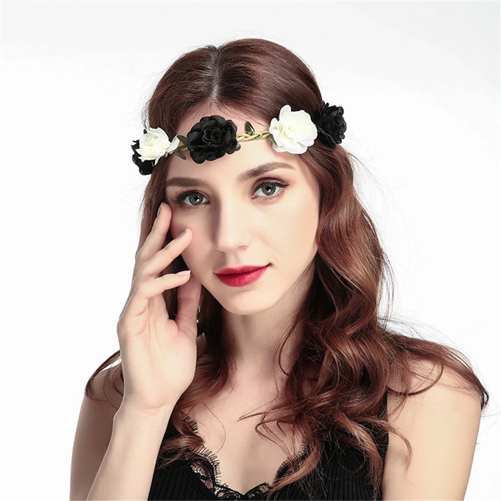 Женский венок в стиле бохо гало головной убор для фестиваля свадьбы морского