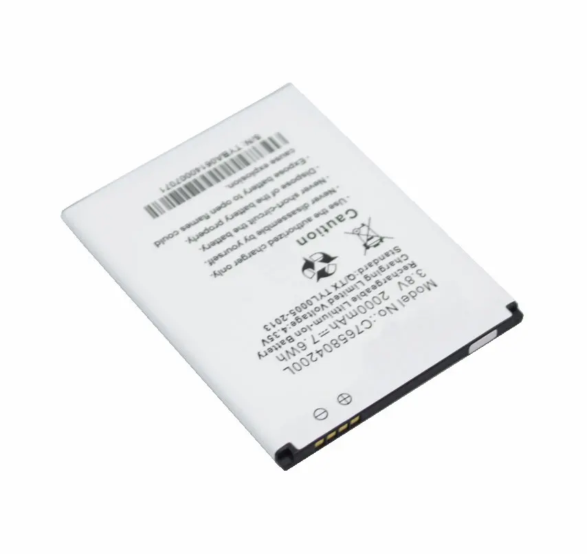 Ciszean 1x3 8 V 2000mAh запасная литий ионная батарея C765804200L для BLU STUDIO 5 0 S II S2 D572 W510U