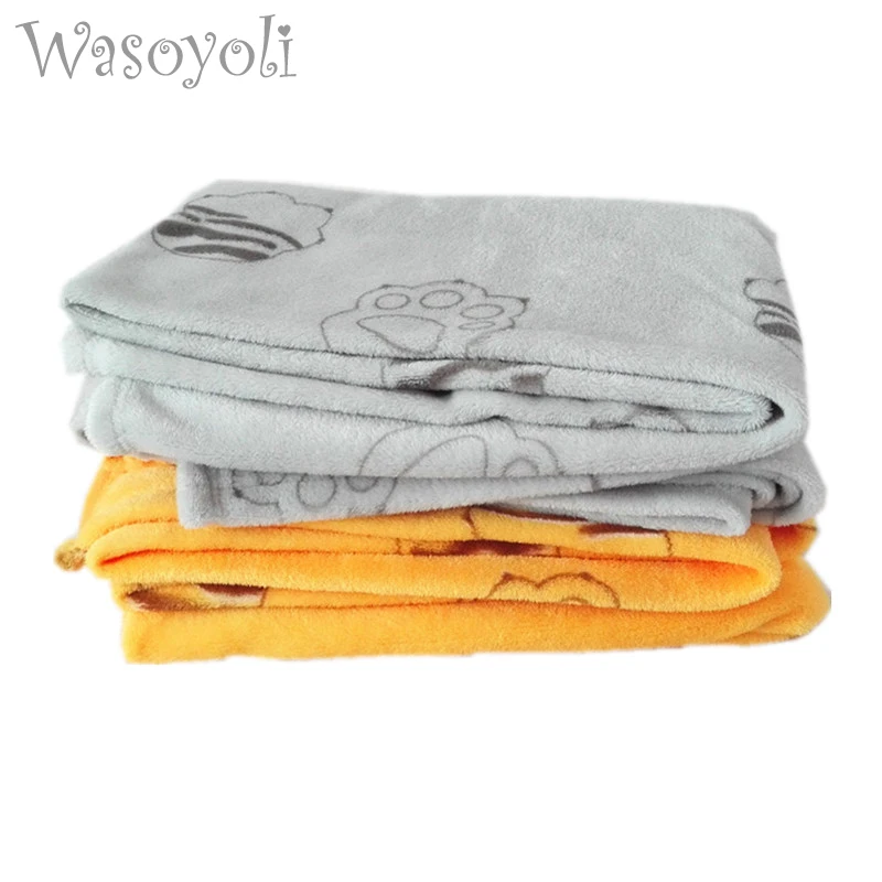 Детское Флисовое одеяло Wasoyoli 150*98 см 100% полиэстер с принтом тигровой лапы одеяла