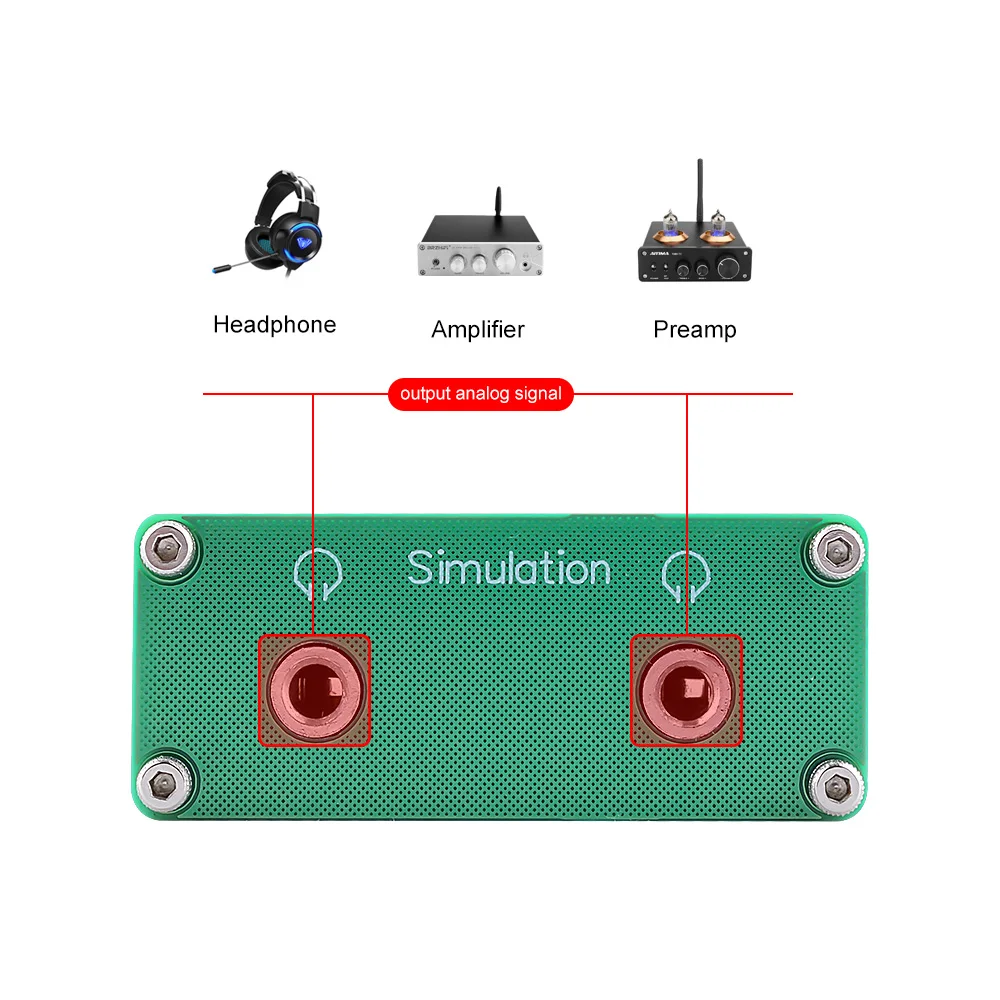 AIYIMA PCM2706 аудио декодер DAC Hifi USB звуковая карта декодирование TDA1305 усилитель для