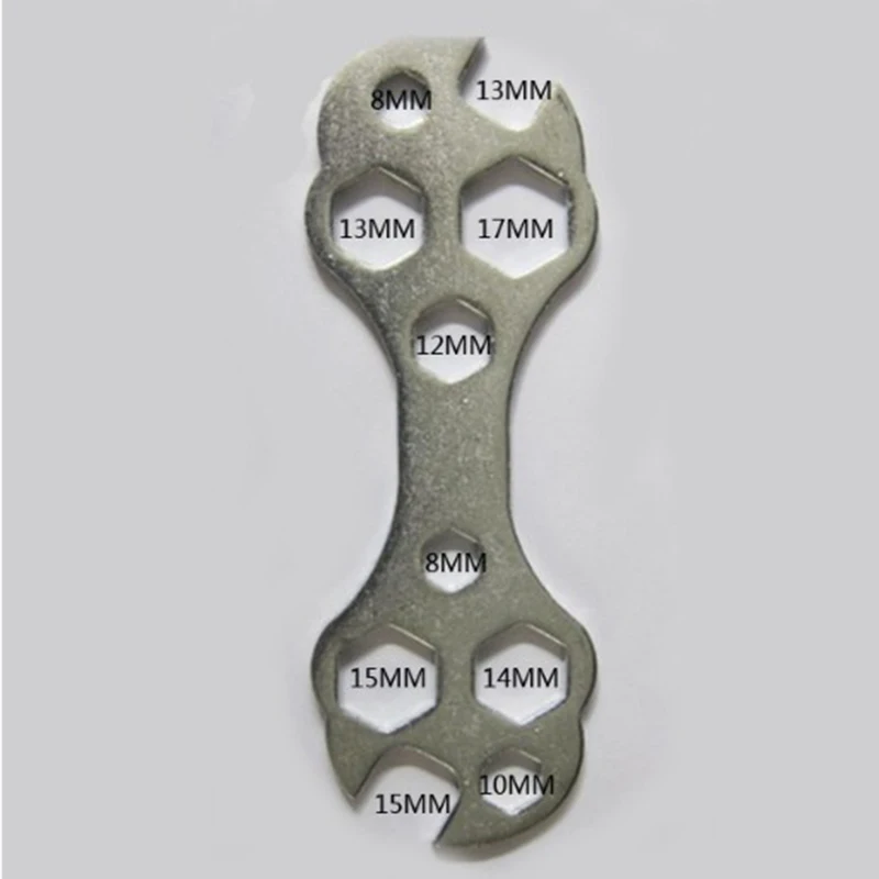 Уличный портативный многофункциональный гаечный ключ плоский шестигранный с