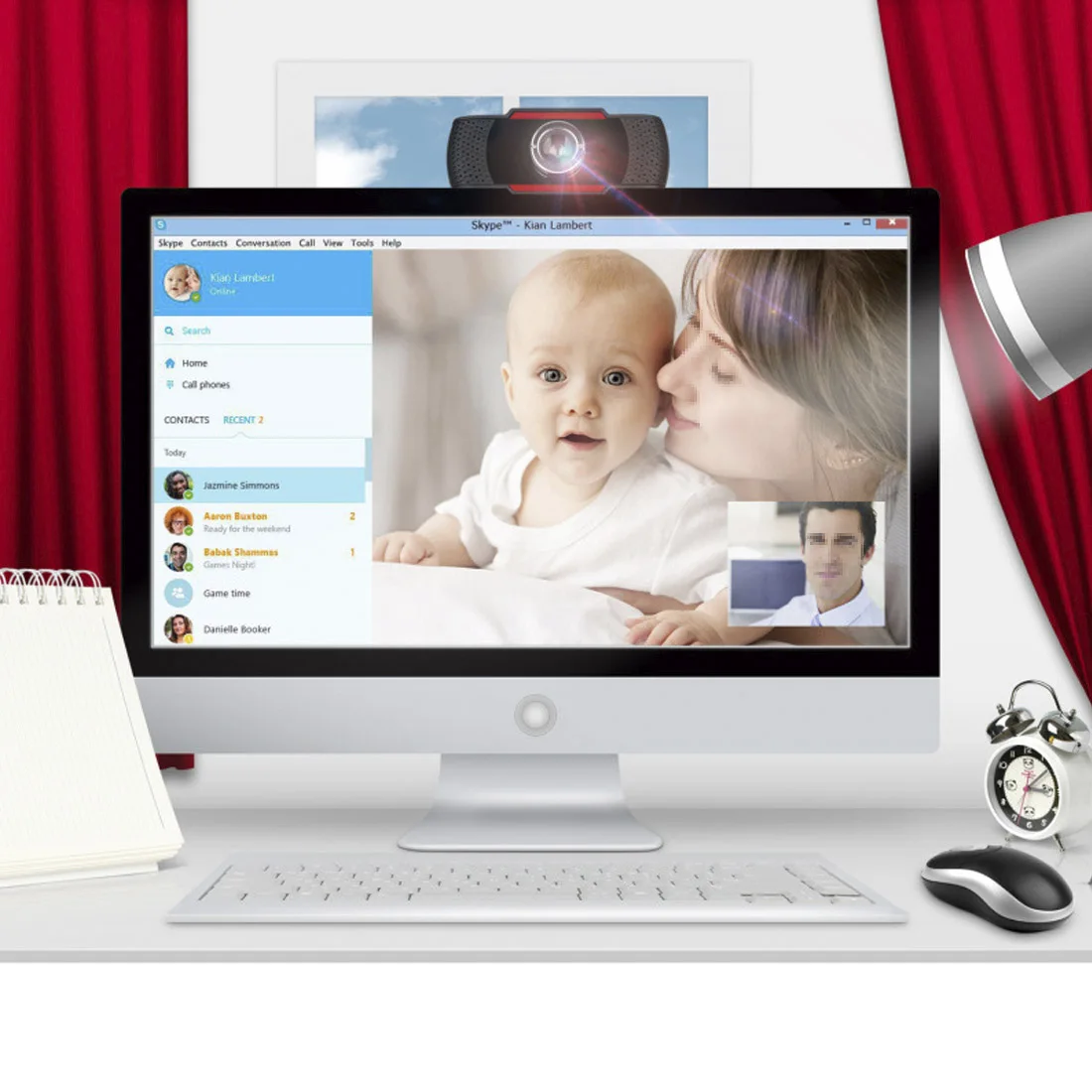 Веб-камера, USB, высокое разрешение, 480P камера, веб-камера, 360 градусов, микрофон, клип-на, для скайпа, компьютера, ПК, ноутбука, камера