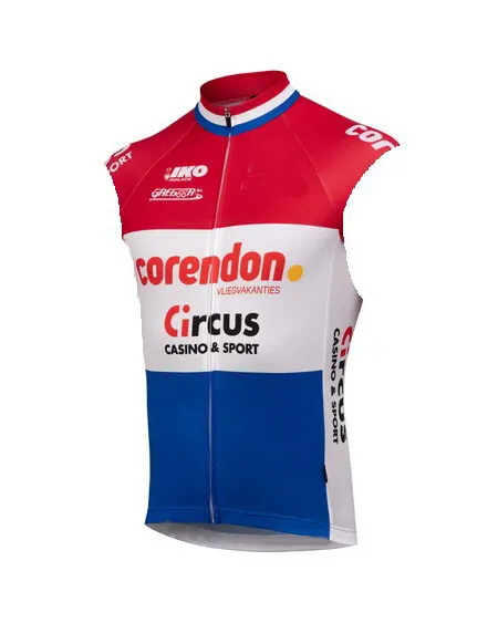 NL CHAMPION CORENDON-CIRCUS Pro Team 2 вида цветов летние Безрукавый велосипедный жилет Mtb Костюмы велосипедов Майо Ciclismo велосипед одежда - Цвет: NL CHAMPION