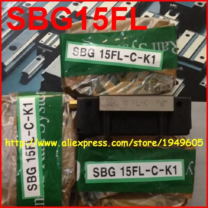 Корея SBC линейная направляющая SBG15FL фланцевый скользящий подшипник|linear guide