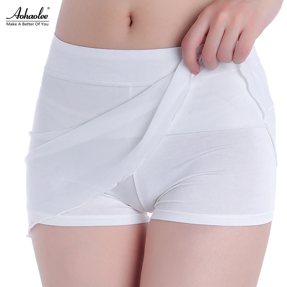 3 шт./упак. Aohaolee женские трусы для мальчиков бесшовные спандекс безопасные нижнее