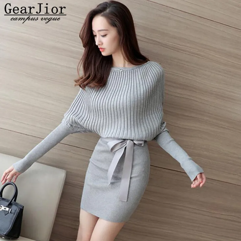 Новинка 2017 хит продаж женские вязаные свитера с рукавами летучая мышь на осень и