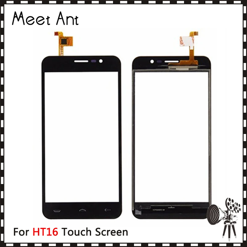 

10Pcs/lot High Quality 5.0" For Homtom HT16 Touch Screen Digitizer Sensor Outer Glass Lens Panel
