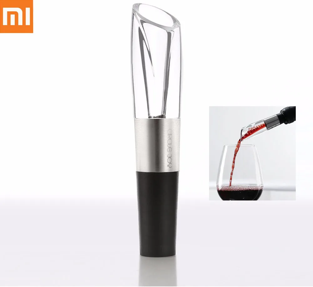 Xiaomi red wine пробка/Автоматическая открывалка для бутылок вина Электрический штопор/Быстрый декантер круг Joy круглый нержавеющая сталь мини-разъем